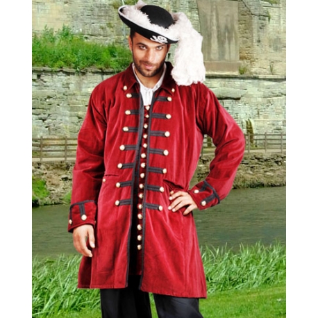 Pirátský kostým-Kabát Benjamin