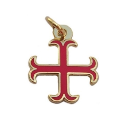 Templářský kříž-přívěsek s očkem