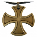Templářský kříž-bronz