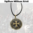 Templářský Kříž Náhrdelník