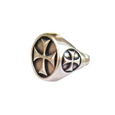 Prsten Templářů Stříbrný