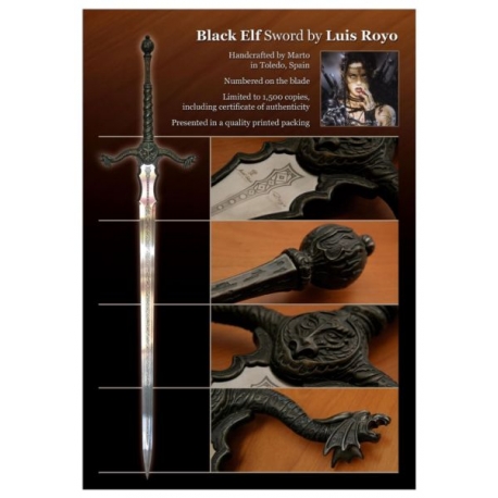 Fantasy Meč Temných Elfů Luis Royo