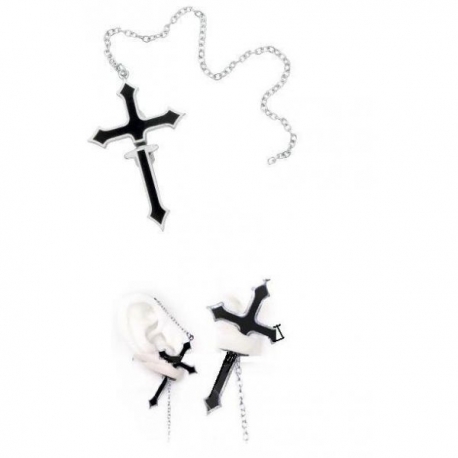 Gothic Náušnice Cross