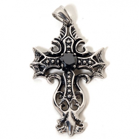 Gothic Přívěsek Black Cross