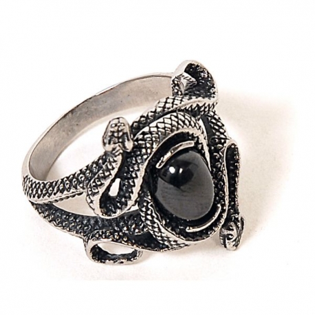 Gothic Prsten Black Snake