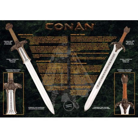 Conan Father Sword Silver