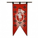 Prapor Templáři Rytíř