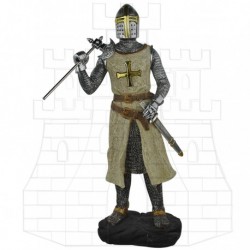 Soška Rytíř Templář 40 cm Sekera