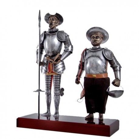 Soška Don Quijote a Sancho Panza 42cm