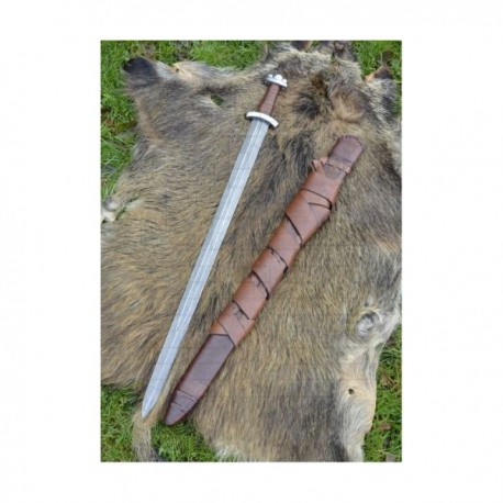 Vikingský Meč Godfred Damaškový Funkční