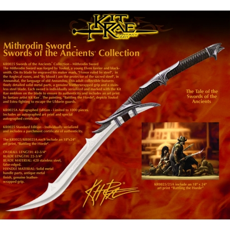 Kit Rae Mithrodin Sword KR0025
