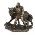 Tyr a Fenrir soška