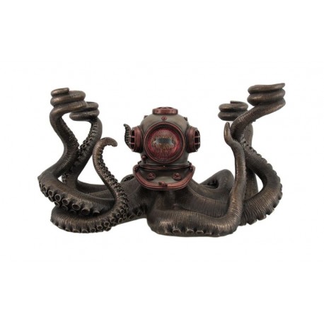 Mechanická chobotnice Steampunk soška