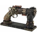 Steampunk pistole se stojanem