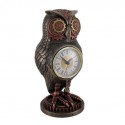 Steampunk mechanická sova hodiny