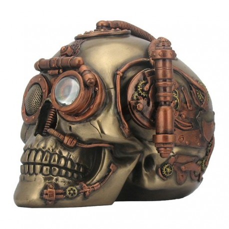 Steampunk lebka