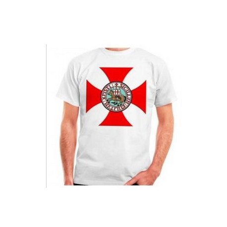 Tričko Templáři Bílé