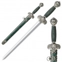 Čínská Dýka Jade Lion Dagger-Nefritový lev