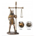 Anubis vážící srdce soška